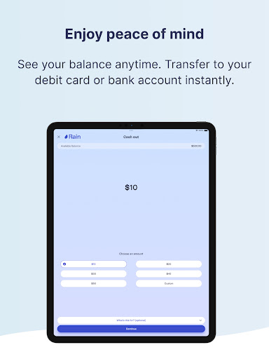 Rain Instant Pay screenshot