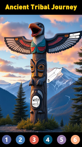 Tribal Art Coloring Book screenshot