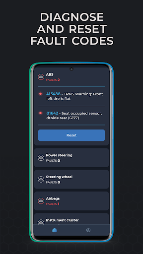 Carista OBD2 screenshot