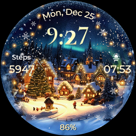 Animated North Pole Christmas screenshot