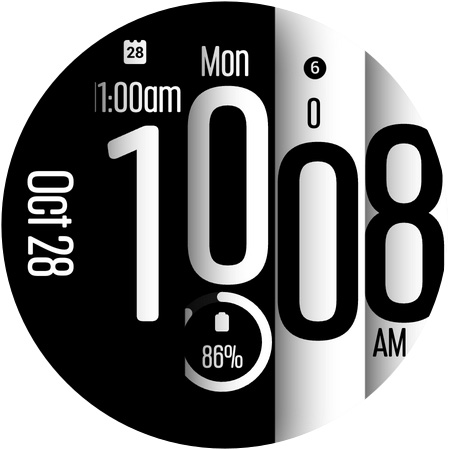 Stretch Fall - Watch face screenshot