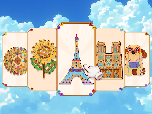 Unscrew Nuts Sort®: Pin Puzzle screenshot