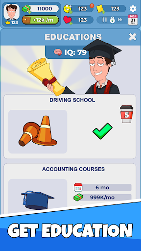 Idle Guy: Life Simulator games screenshot