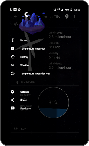 Room Temperature Thermometer screenshot