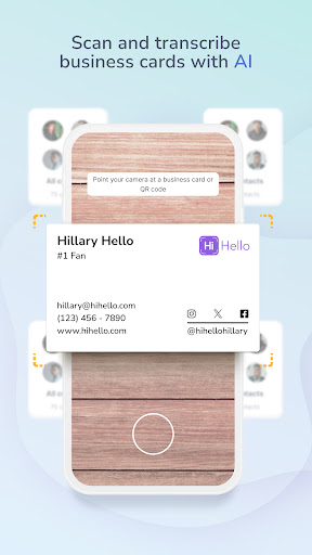 HiHello: Digital Business Card screenshot