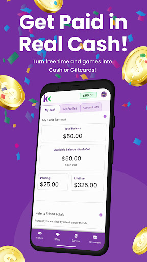 KashKick: Get paid to have fun screenshot