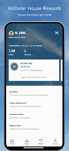Hollister Co. screenshot