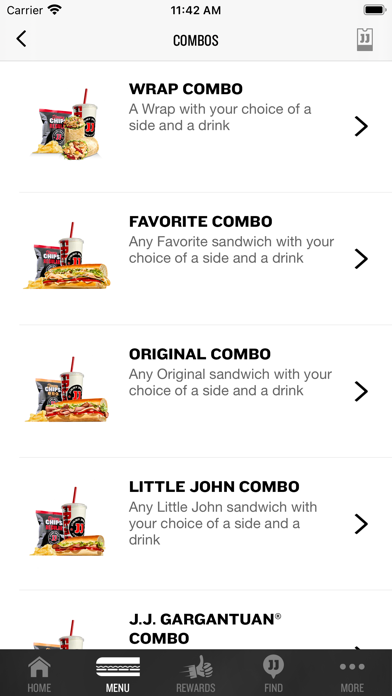 Jimmy John's Sandwiches screenshot