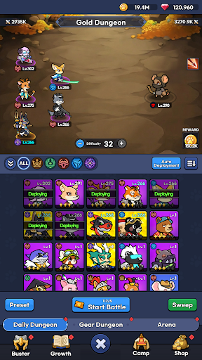 Animal Busters : Idle RPG screenshot