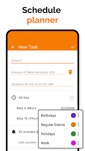 Simple Calendar screenshot