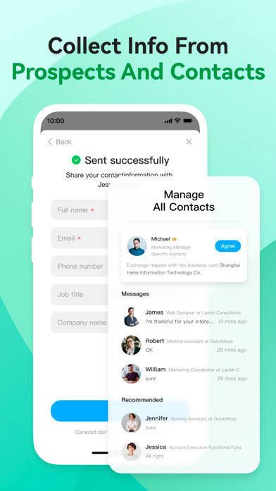 CamCard-Digital business card screenshot