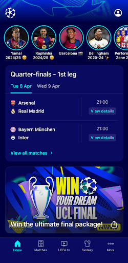 UEFA Champions League Official screenshot