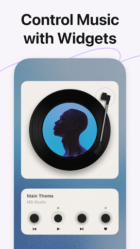 MD Vinyl - Music Player Widget screenshot
