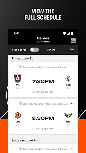 WNBA - Live Games & Scores screenshot