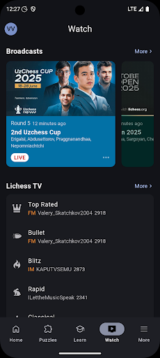 Lichess beta screenshot