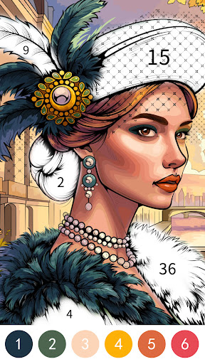 Vivid Color Paint By Number screenshot