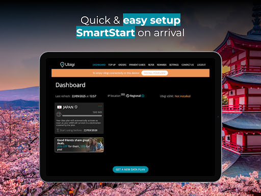 Ubigi: Travel eSIM & data plan screenshot