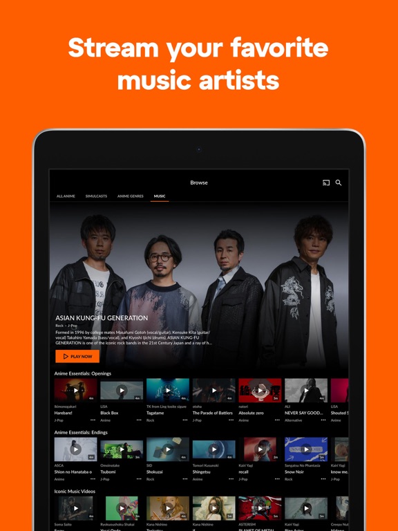 Crunchyroll screenshot