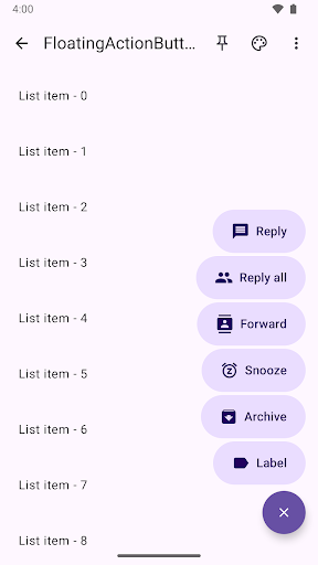 Compose Material Catalog screenshot