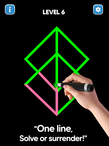 Line Drawing: No Lift Puzzle screenshot