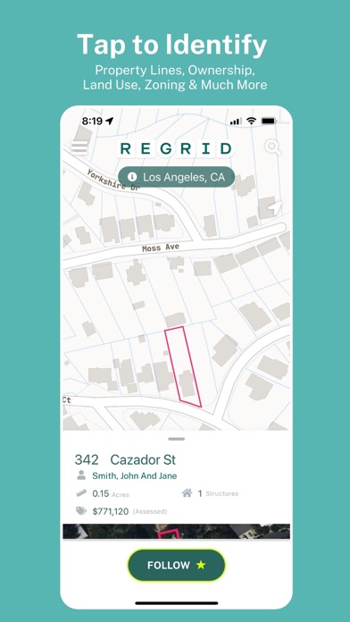 The Regrid Property App screenshot