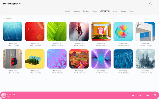 Samsung Music screenshot