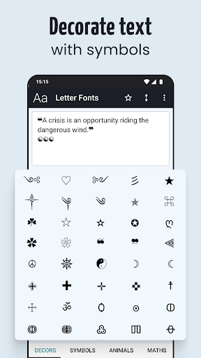 Letter Fonts - Stylish Text screenshot