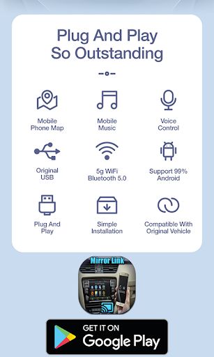 Mirror link car connector screenshot