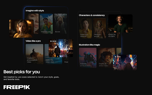 Freepik: Design & edit with AI screenshot