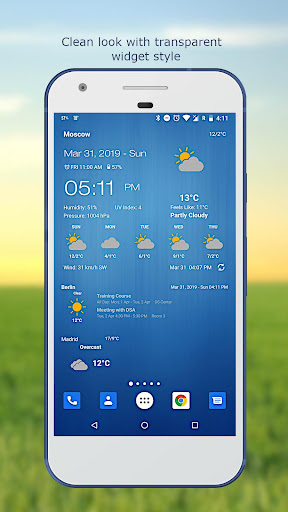 Weather & Clock Widget screenshot