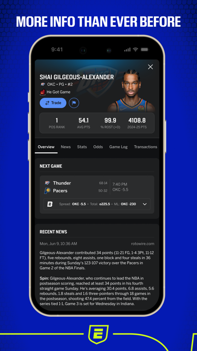 ESPN Fantasy Sports screenshot