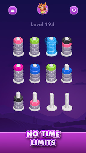 Nut Sort: Color Sorting Game screenshot