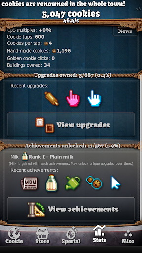 Cookie Clicker (ad-less) screenshot