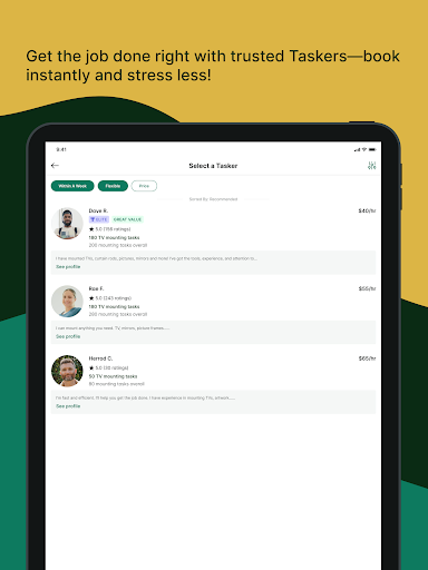 Taskrabbit - Handyman, Errands screenshot