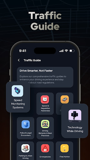 Radar, Speedometer, GPS, HUD screenshot