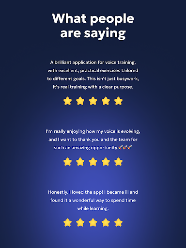 Vocal Image: AI Voice Coach screenshot