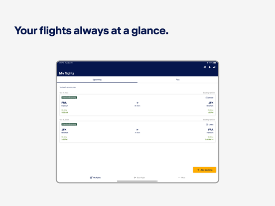 Lufthansa screenshot