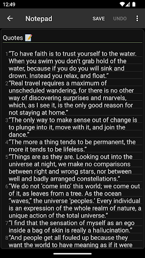 Notepad - simple notes screenshot