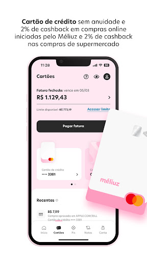 Méliuz: Cashback e Cartão screenshot