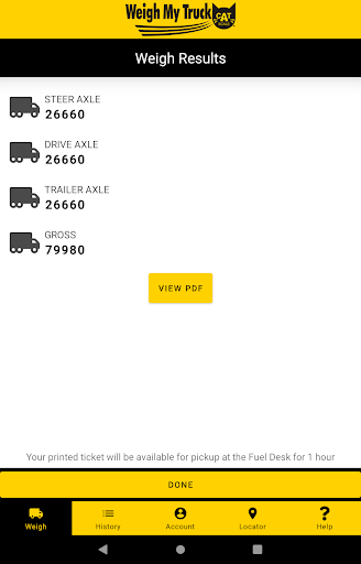 Weigh My Truck screenshot