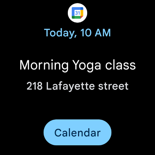 Google Calendar screenshot