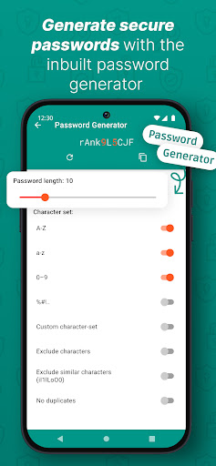 Password Safe and Manager screenshot