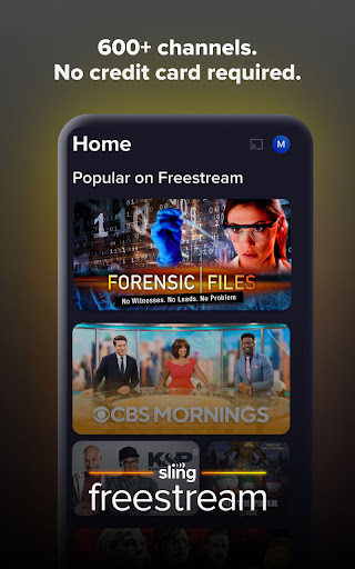 Sling: Live TV + Freestream screenshot