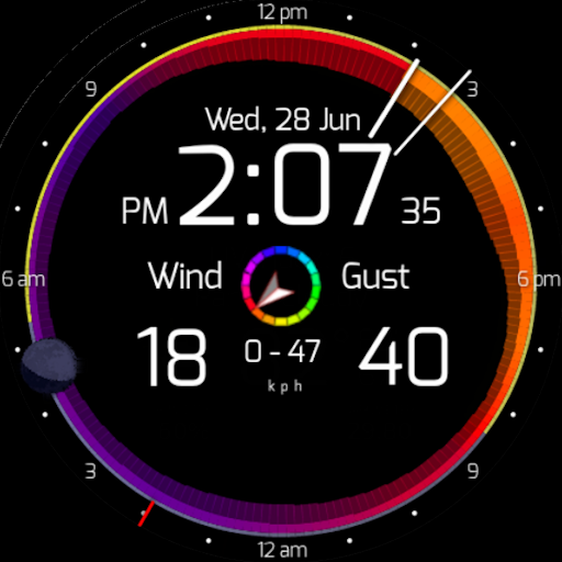 SkyHalo Weather for Wear OS screenshot