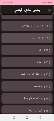Pashto short stories پښتو قیصی screenshot