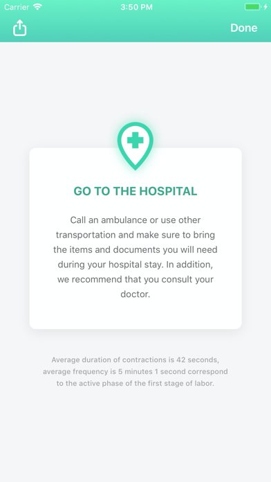 Contraction Timer & Counter 9m screenshot