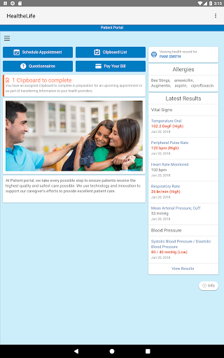 HealtheLife screenshot