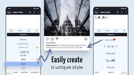 Letter Fonts - Stylish Text screenshot