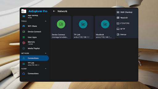 AnExplorer Pro File Transfer screenshot