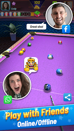 8 Ball Shoot It All - 3D Pool screenshot